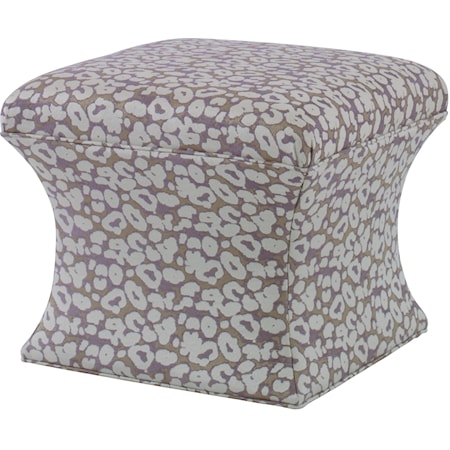 Contemporary Hourglass-Shaped Accent Stool