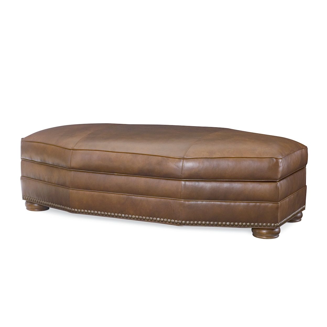 Century Leatherstone Leatherstone Wedge Storage Ottoman