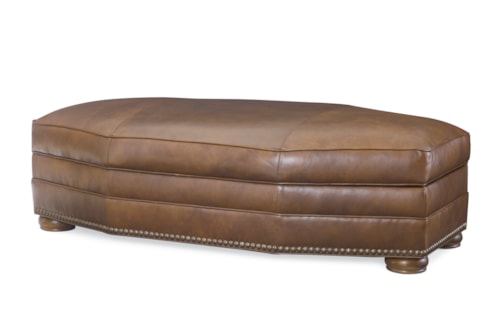 Leatherstone Wedge Ottoman