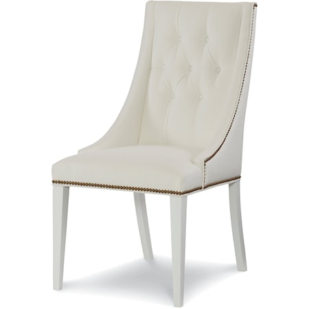 Claire Transitional Tufted Side Chair