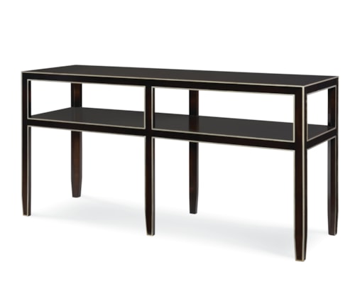 Greenwich Contemporary Console Table with Open Shelf