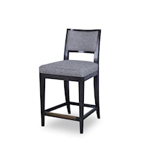 Kydd Transitional Upholstered Counter Stool
