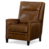 Bernard Transitional Electric Recliner with Nailhead Trim