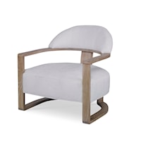Leer Contemporary Accent Lounge Chair