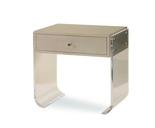 Chin Hua Contemporary Nightstand with Drawer