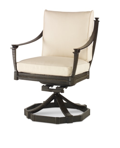 Outdoor Swivel Rocking Dining Arm Chair