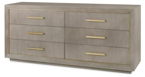 Kendall Contemporary Six Drawer Dresser