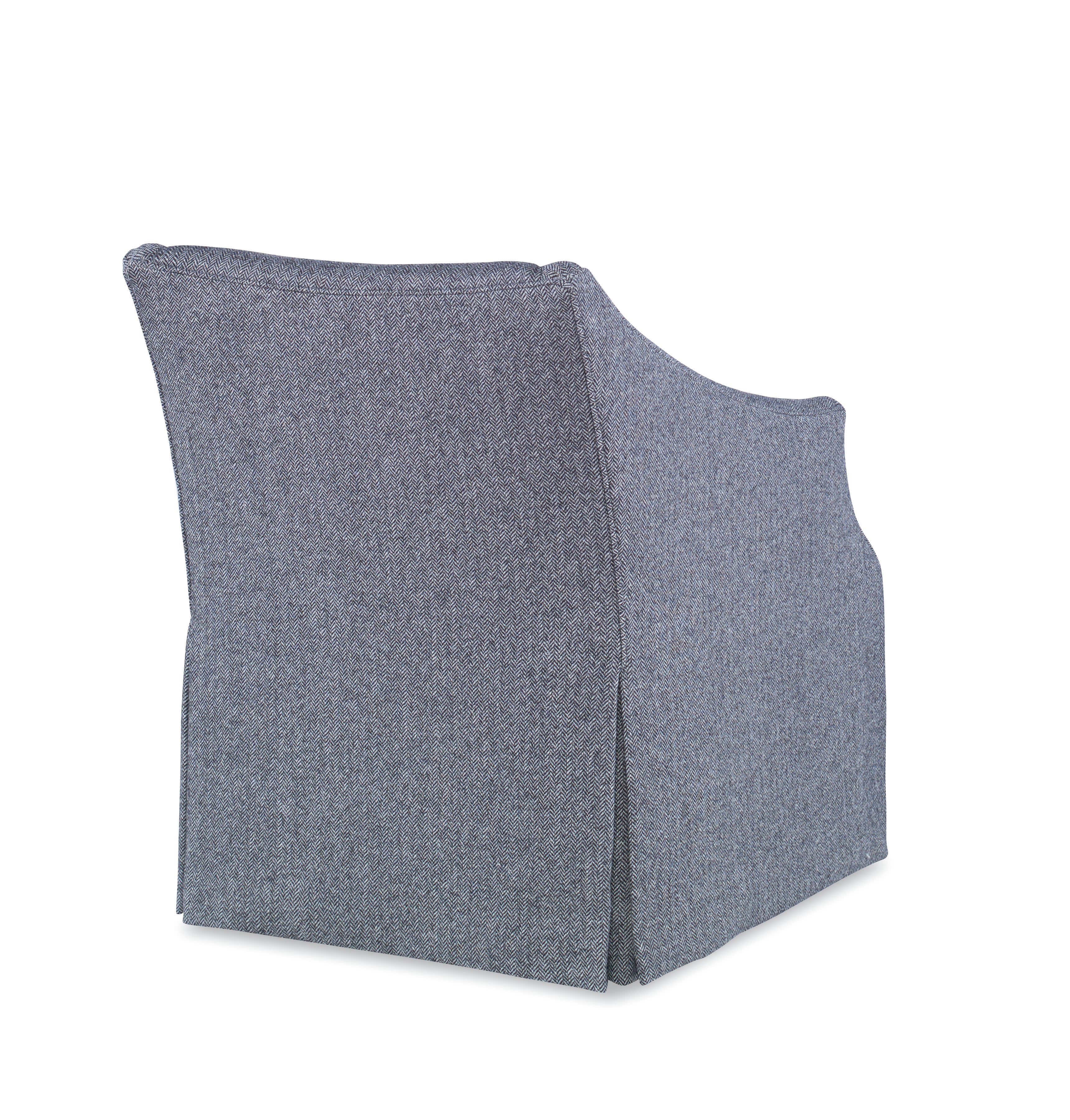 Skirted Swivel Chair