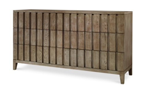 Louvered Dresser (Timber Grey)