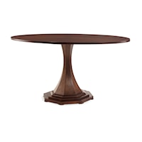 Consulate Transitional Oval Dining Table