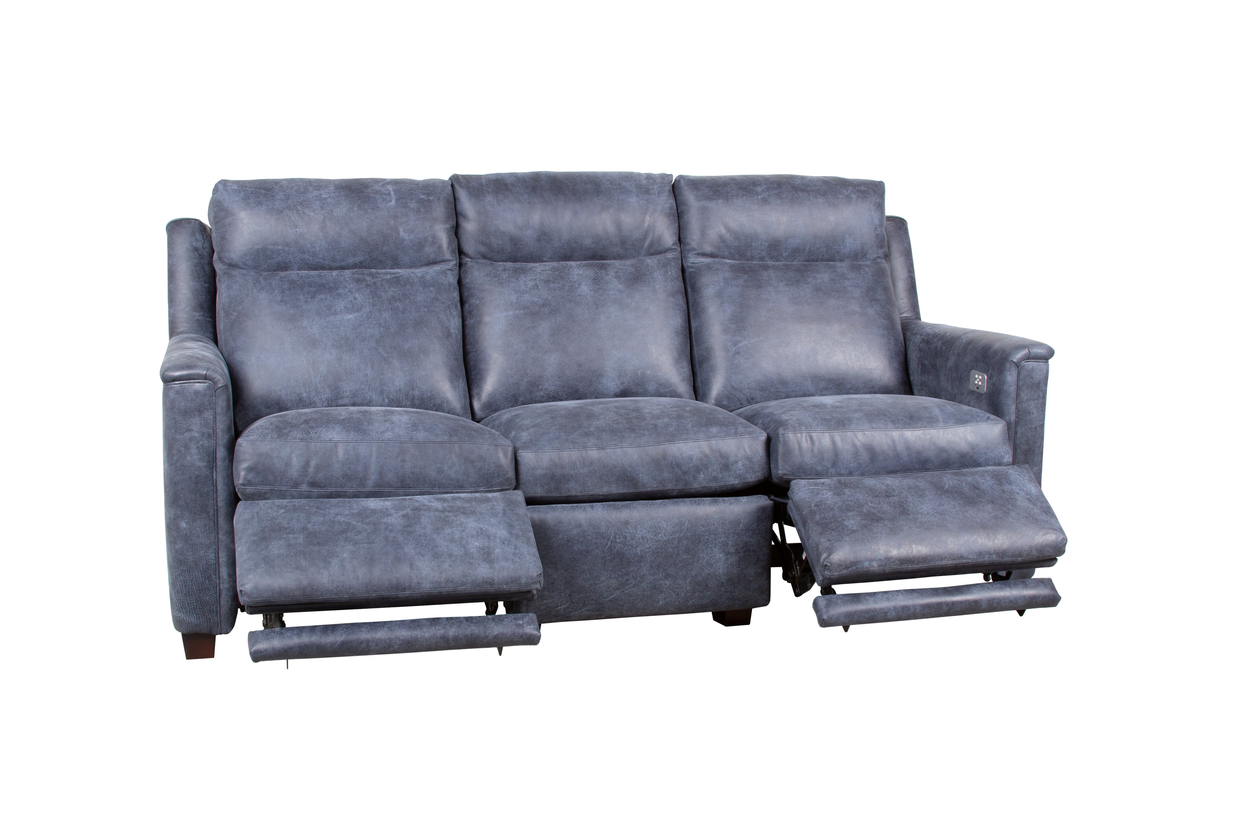 Century Leather Stone Wythe Electric Motion Wh Sofa