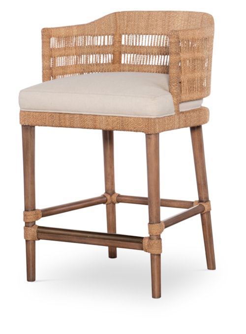 Boca Counter Stool - Natural/Flax