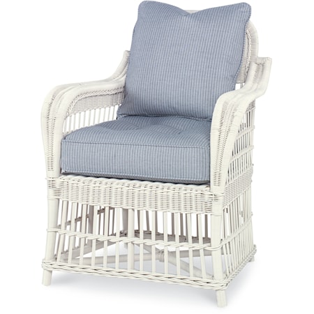 Outdoor Wicker Large Arm Chair
