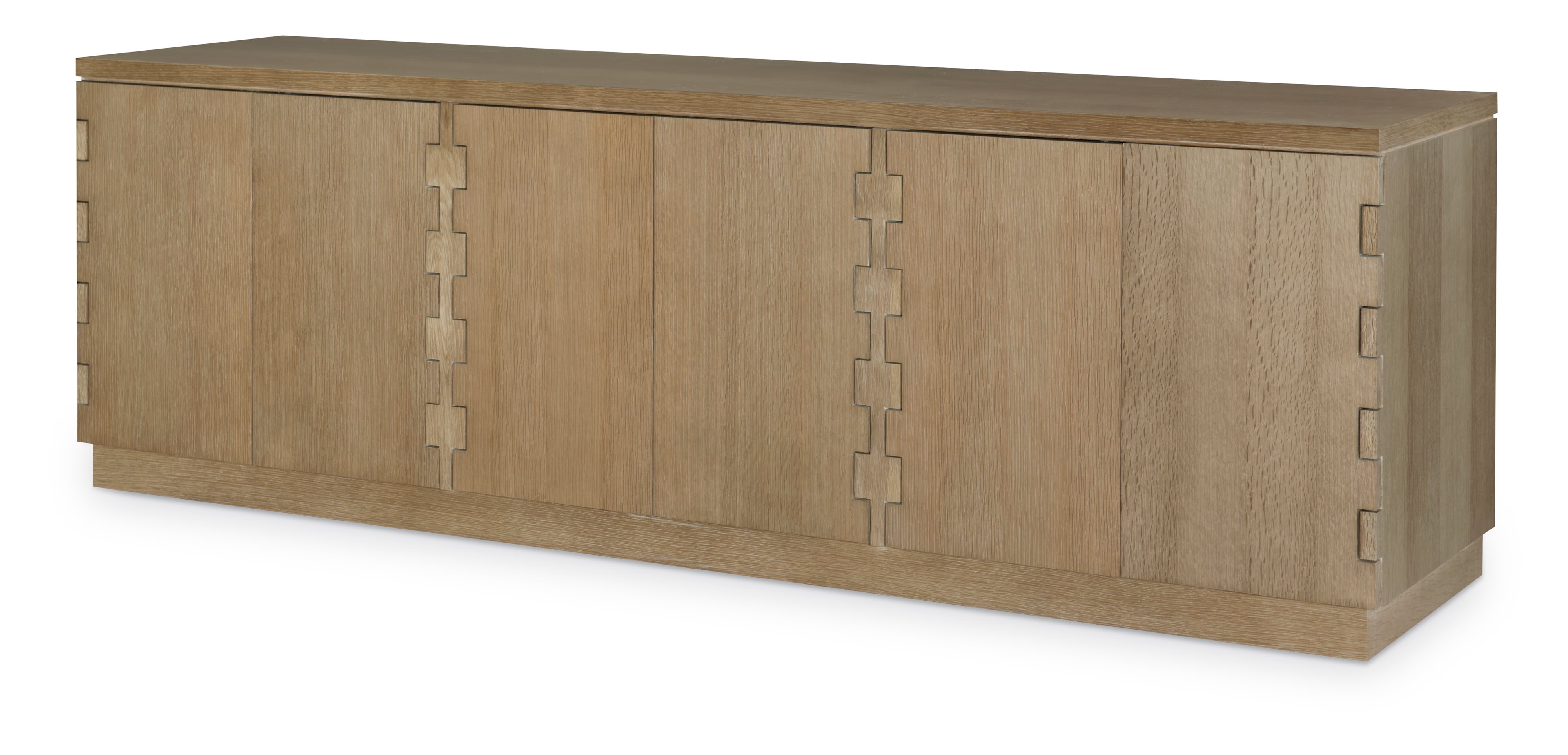 Transitional 6-Door Cabinet