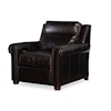 Century Leather Stone Recliner