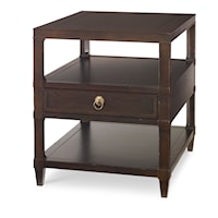 Lichfield Transitional 1-Drawer Side Table