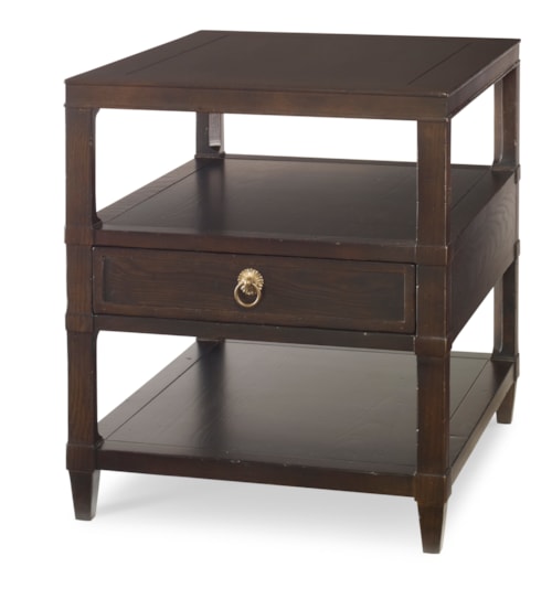 Lichfield Transitional 1-Drawer Side Table