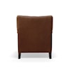Century Leather Stone Accent Chair