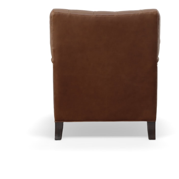 Century Leather Stone Accent Chair
