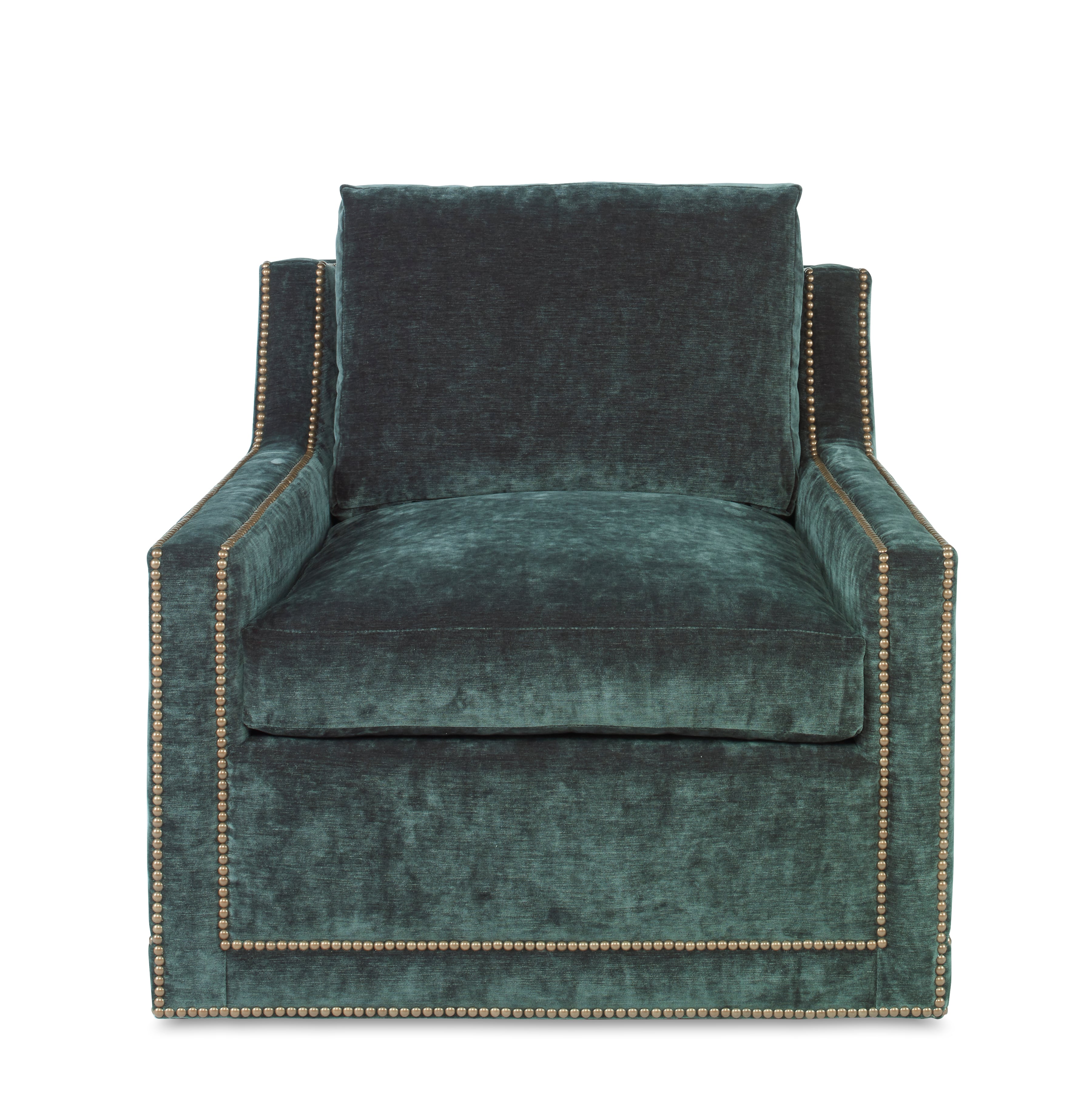 Century Windsor Smith Upholstery Ion Swivel Chair