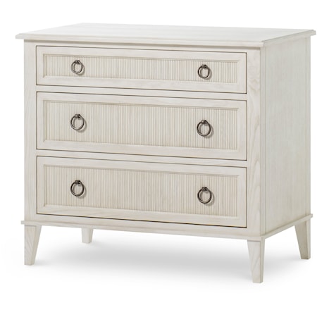 Monarch Traditional 3-Drawer Nightstand