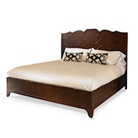 Transitional Guimand King Panel Bed