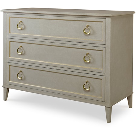 Monarch Transitional 3-Drawer Chest