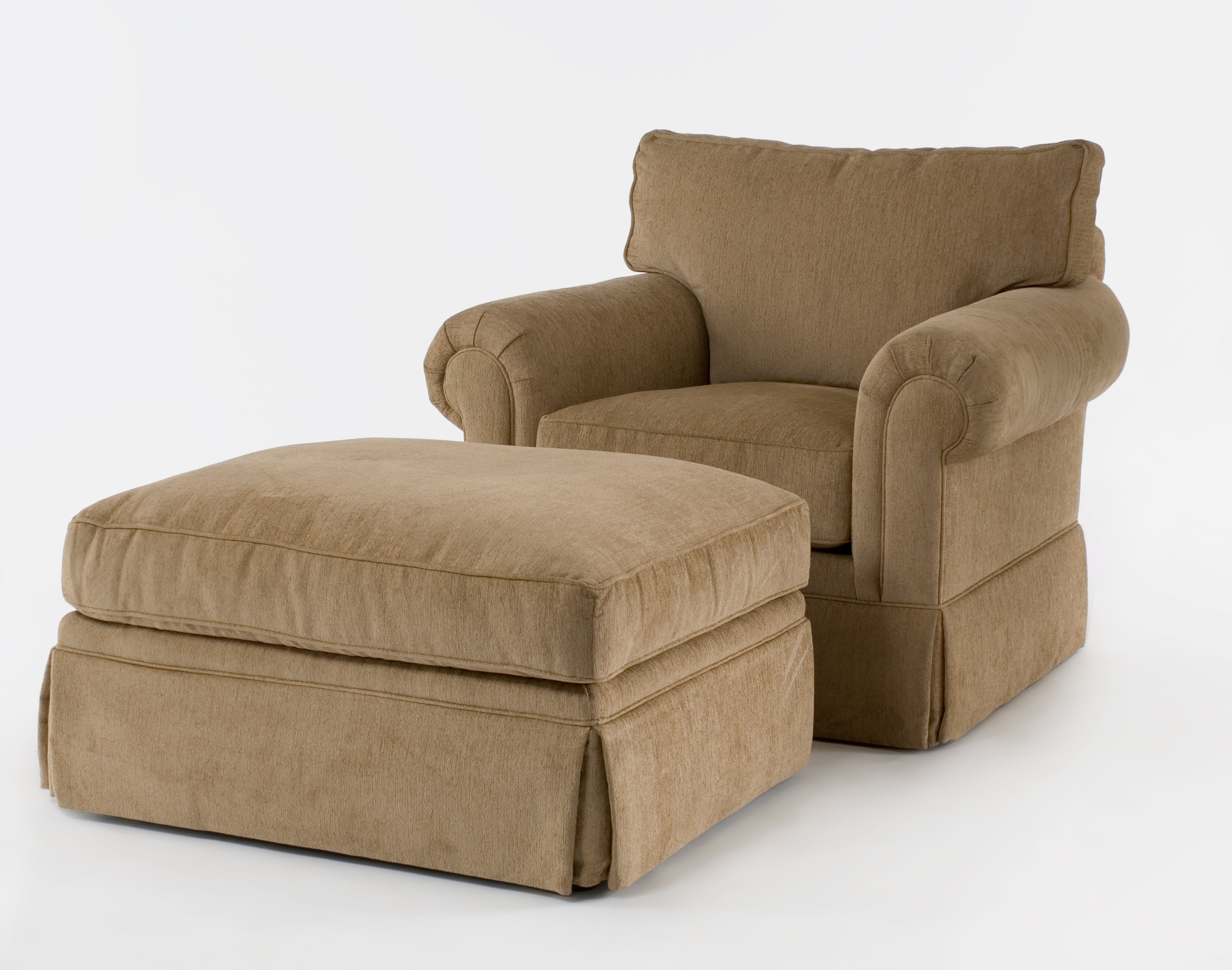 Century Cornerstone Customizable Ottoman