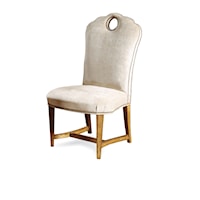 Ring Transitional Upholstered Dining Side Chair