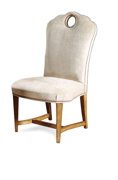 Ring Transitional Upholstered Dining Side Chair