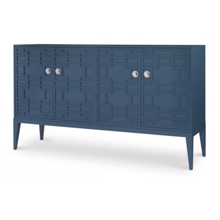 Details 4 Door Tall Credenza