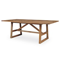 Coastal Outdoor Teak Rectangular Dining Table