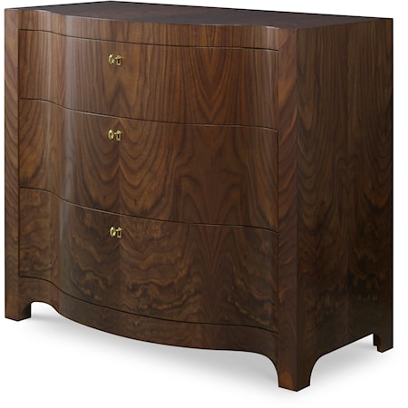 Monarch Transitional 3-Drawer Chest