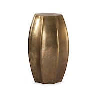Emerge Brass Chairside Table