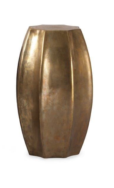 Emerge Brass Chairside Table