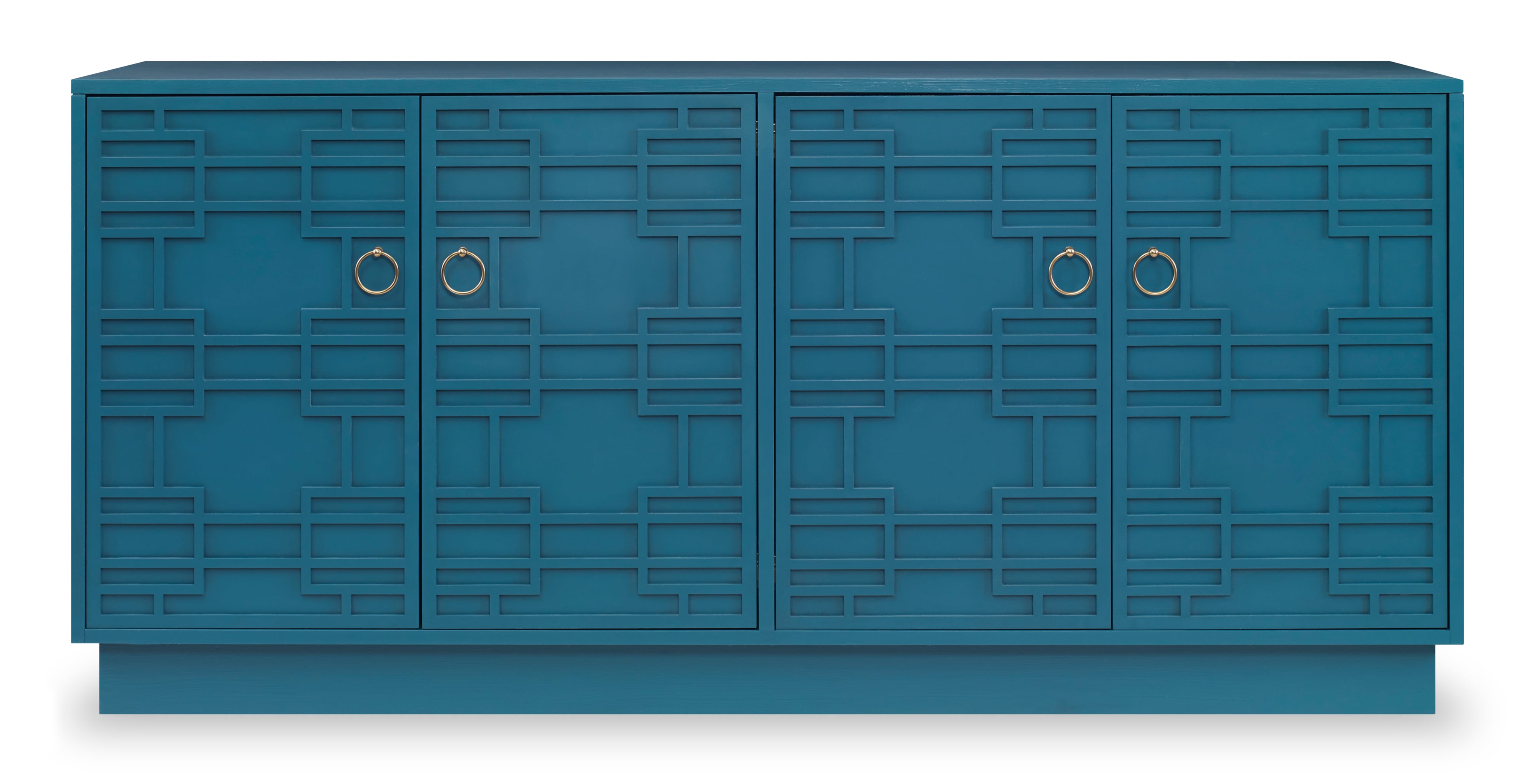 Century Details Case Details 4 Door Low Credenza (+Drawers)