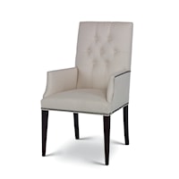 Fairmont Transitional Tufte Arm Chair