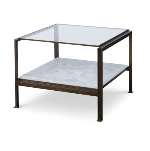 Calhoun Contemporary Cocktail Table with Open shelf