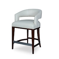 Rita Contemporary Upholstered Counter Stool