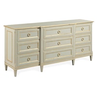 Monarch Transitional 9-Drawer Dresser