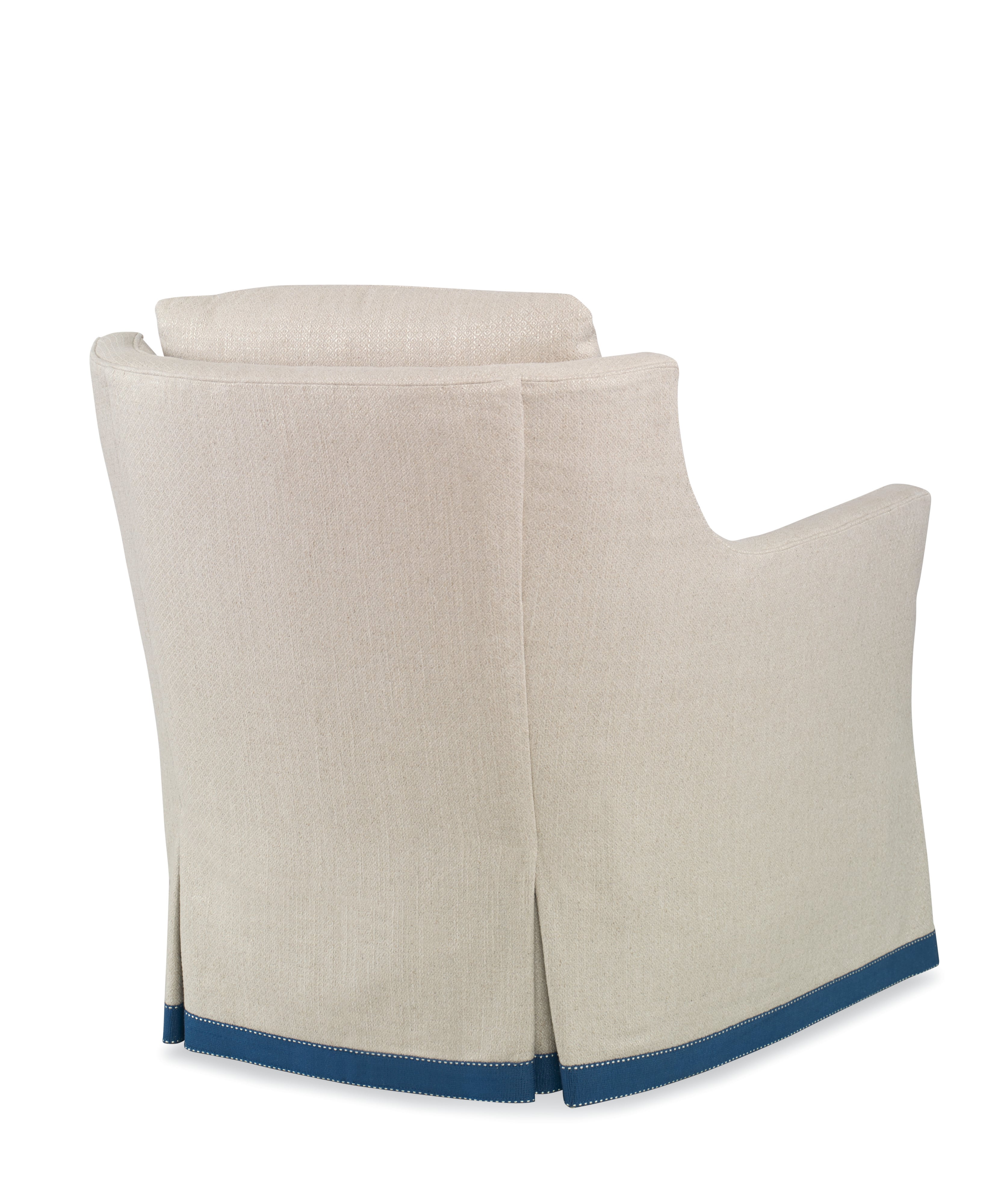 Skirted Swivel Chair