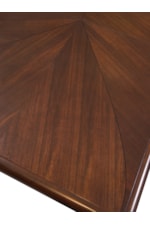 Century Paragon Club Transitional Rectangular Dining Table with Two 21" Leaves