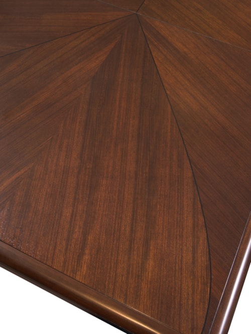 Transitional Rectangular Dining Table with Two 21-in Leaves