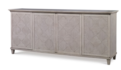 Catalina 4 Door Credenza-Peninsula
