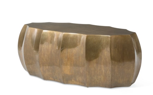 Contemporary Antique Bronze Cocktail Table
