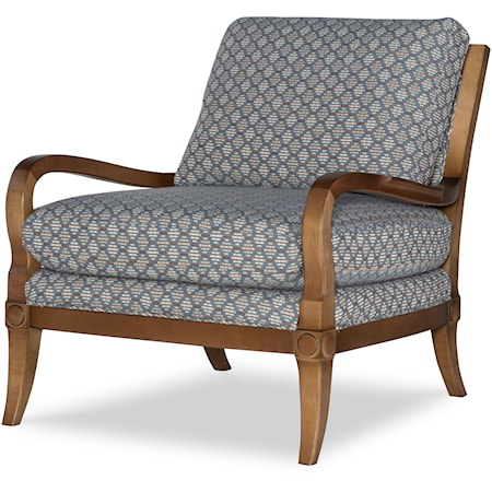 Gregor Transitional Upholstered Accent Chair