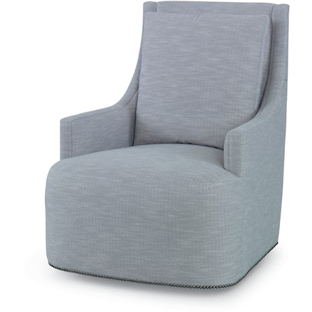Korey Swivel Chair with Slope Arms