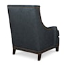 Century Leather Stone Accent Chair