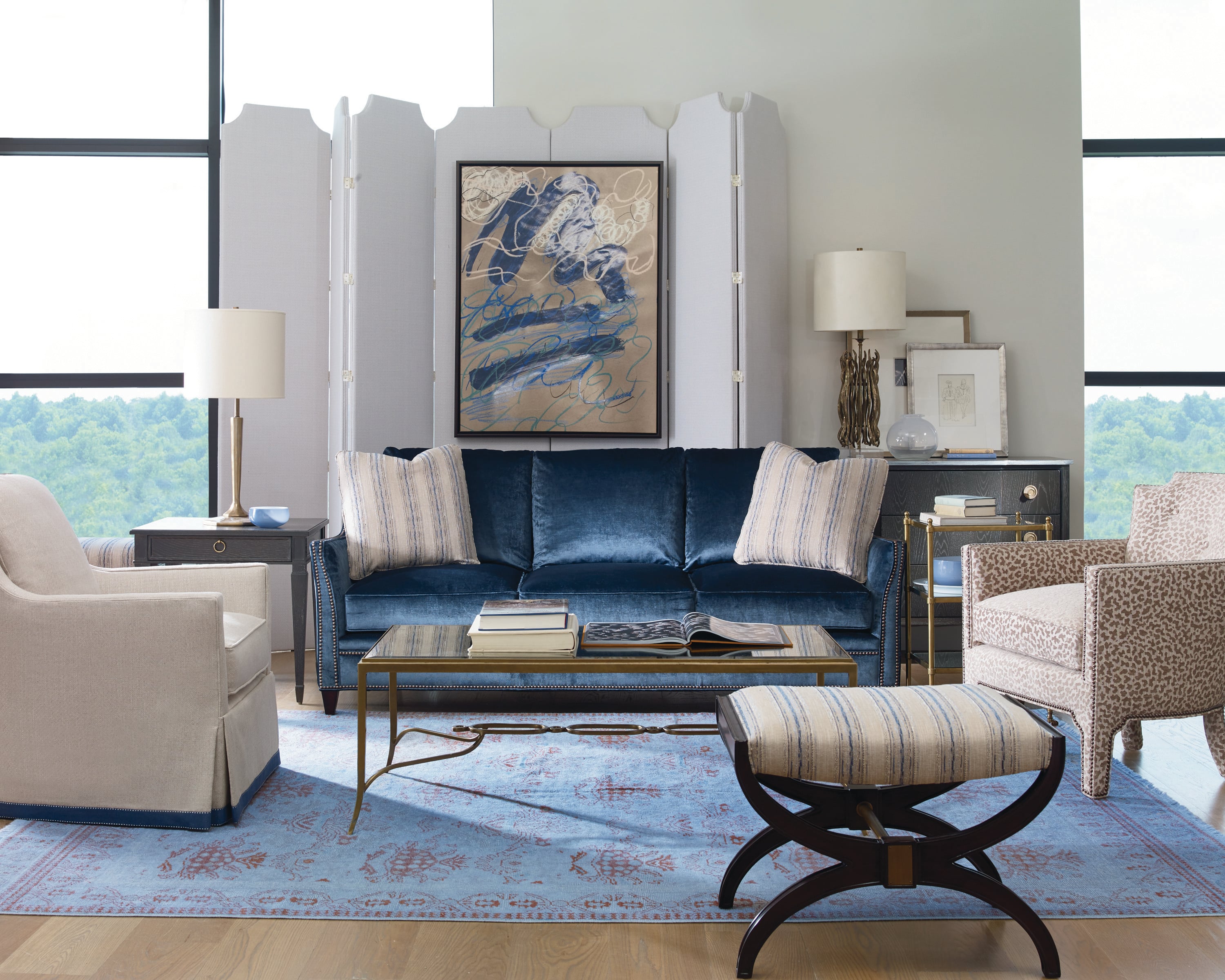 Century Century Signature 8' High Upholstered Screen Panel