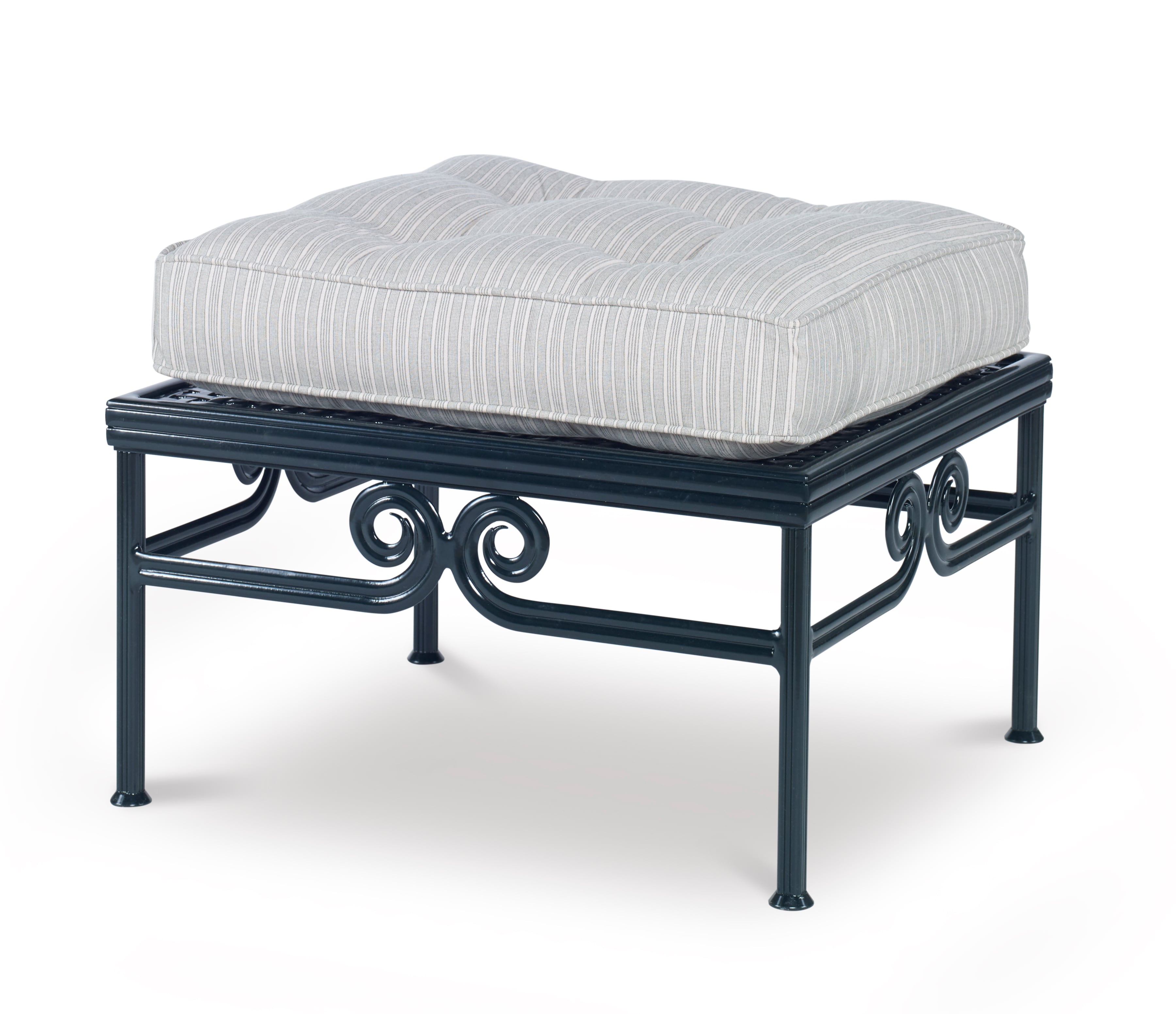 Century Thomas O'Brien Outdoor Outdoor Metal Ottoman